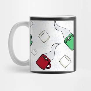 Hot Chocolate with Marshmallows Print Mug